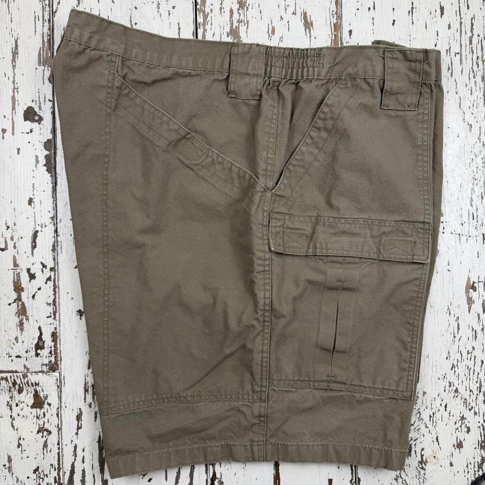 Boulder Creek Cargo shorts men’s 52 Big olive green cargo pockets
